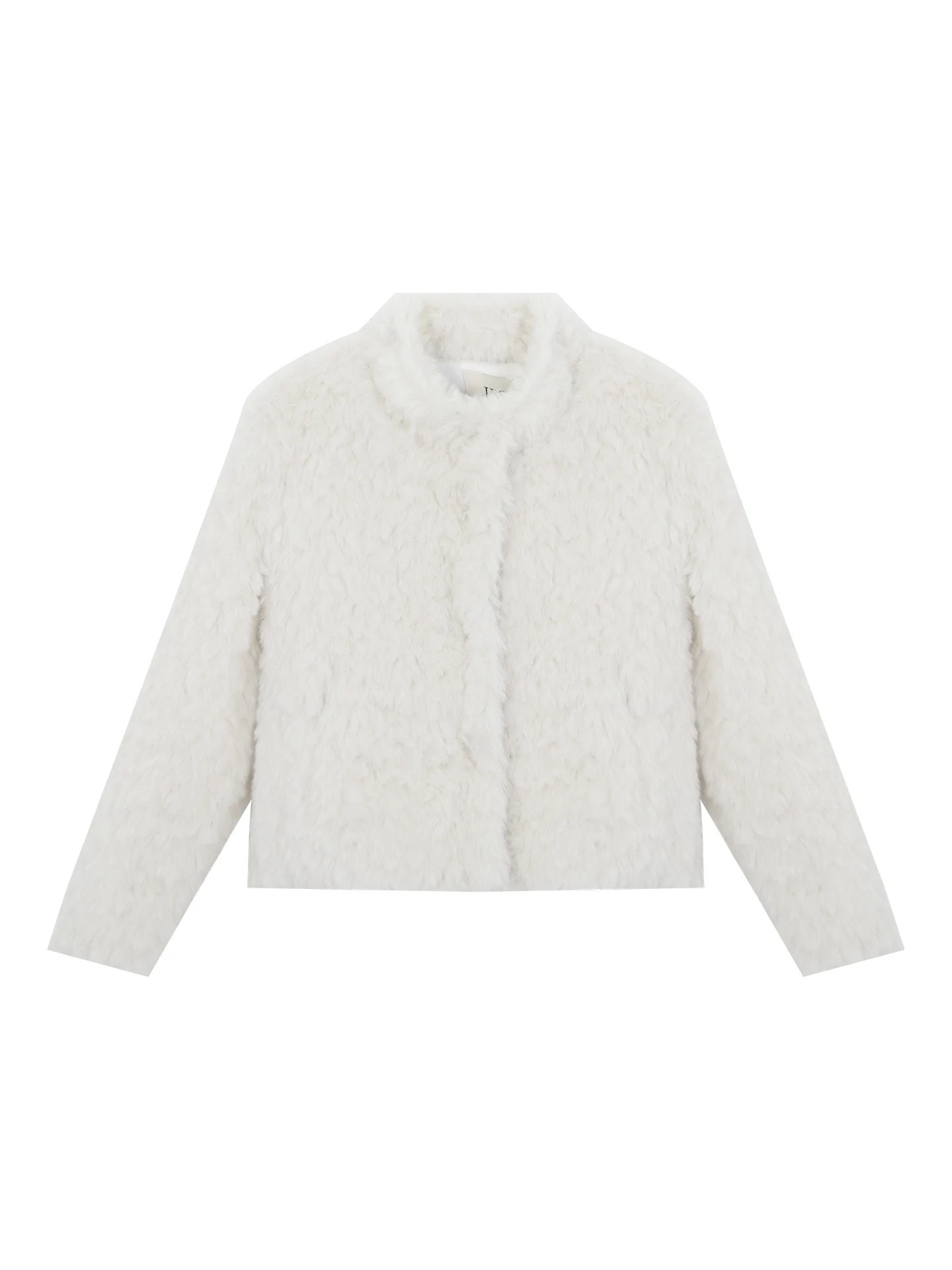 جاكيت نسائي من الفرو الأبيض، موديل خريف وشتاء 2025 الجديد، تصميم كوري أنيق، معطف قطني عصري للتنقل اليومي #5