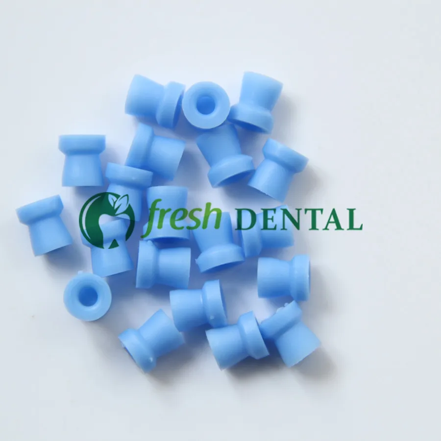 1000PCS Dental Polishing Cup Blue button (snap-on) Soft Prophy Rubber Cup Dentist Prophylaxis TPE Cup PC320