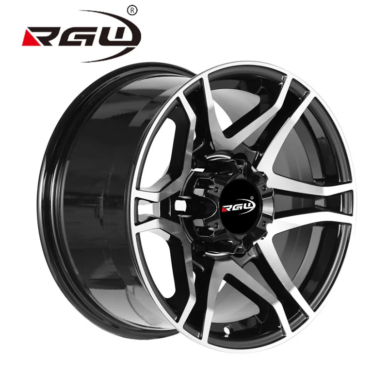 6029 Luxury Velg R15 15x8 Llantas Aro Rines Mags 6 Holes 4x4 Suv Alloy Wheels Rin 15 Inch Off Road 15\