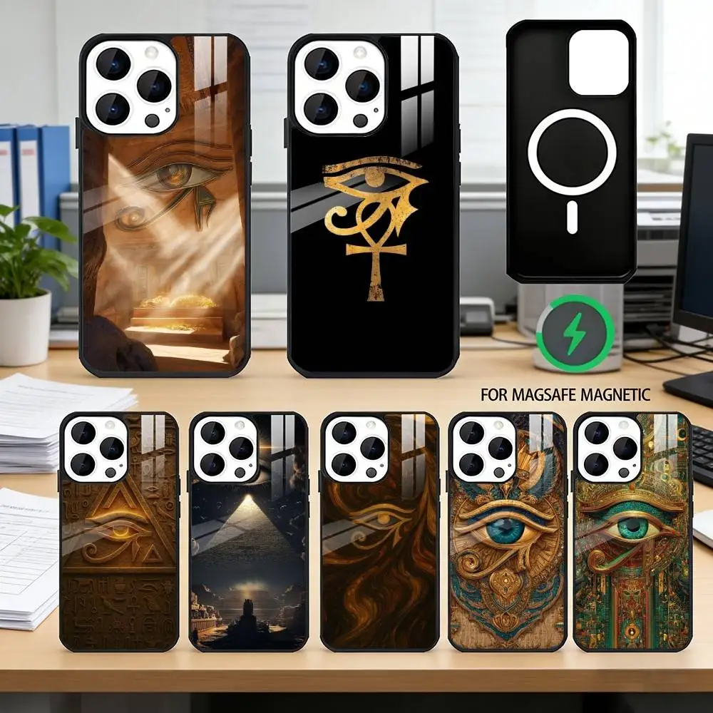 

The Eye of Honus Phone Case For iPhone17,16,15,14,13,12,11 Plus,Pro Magnetic For Magsafe Wireless Charging