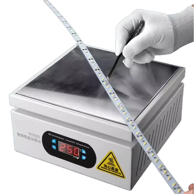 150*150mm stacja grzewcza cyfrowa platforma podgrzewania wstępnego elektroniczna płyta grzejna konserwacja stacja grzewcza do naprawy ekranu LCD PCB