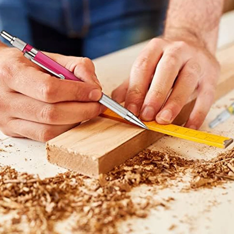 12 Stück Schweißer Bleistift mit 6 Boxen Druck bleistifte Metall markierungen für Stahls chweiß stift für Rohrrohr