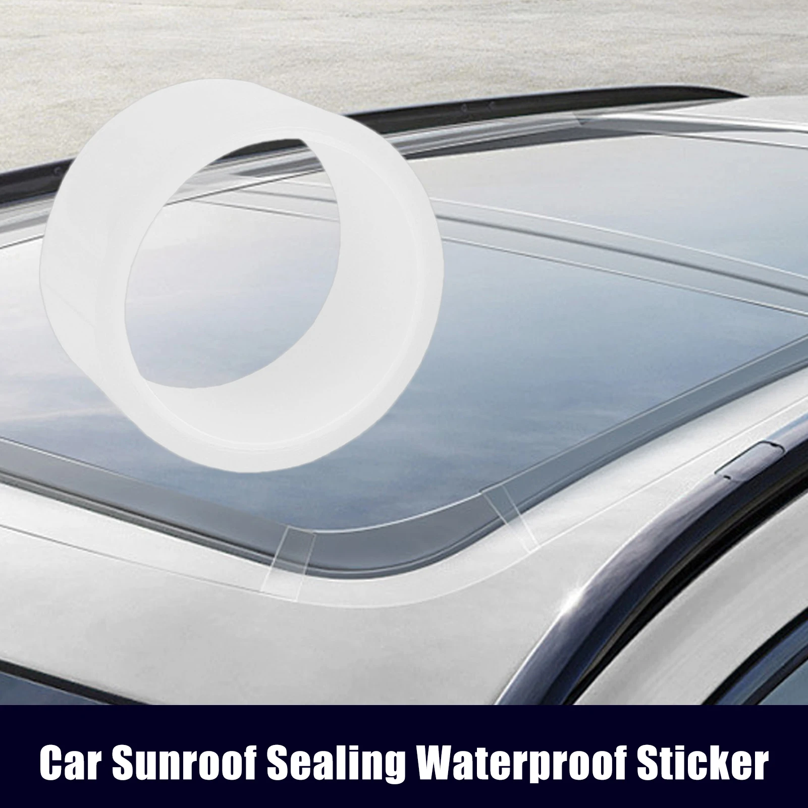 Car Windshield Trim Sunroof Seal Cover Leak Sound Proofing Tailgate Adhesive Rubber Seal Strip For Cars Trucks Suvs Keeps Car