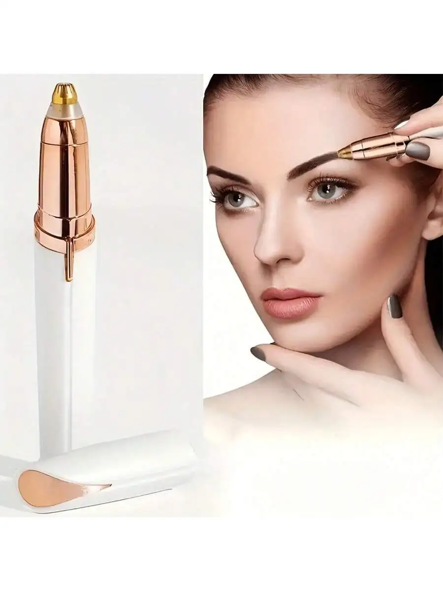 2026 電動眉毛トリマー 眉毛脱毛器 女性用 顔の毛の除去ツール 電池式9（電池なし）