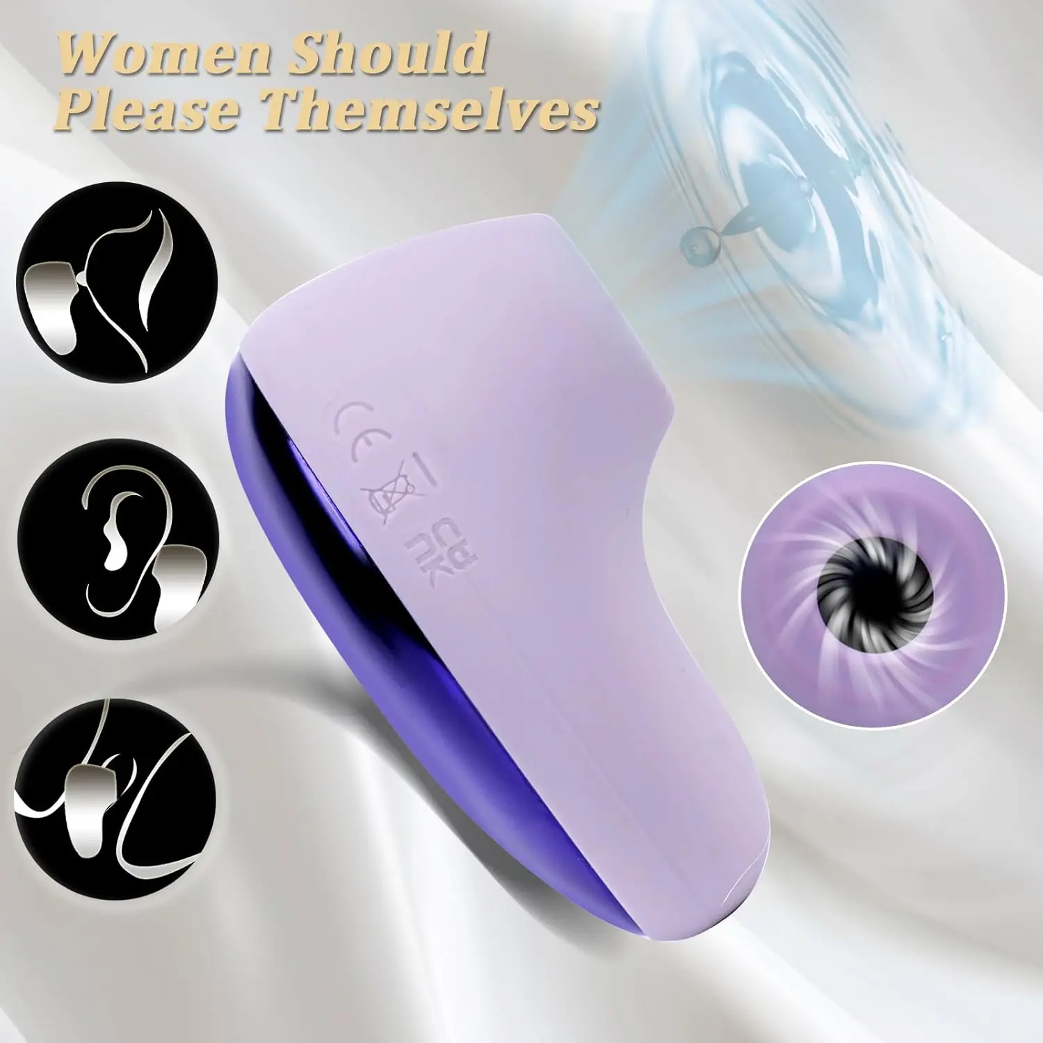 ดูดของเล่นทางเพศ,เครื่องสั่นClitoral,Vibratorดูด 10 โหมดดูดและการสั่นสะเทือน,ของเล่นทางเพศของผู้หญิง,Clitoral Stimul