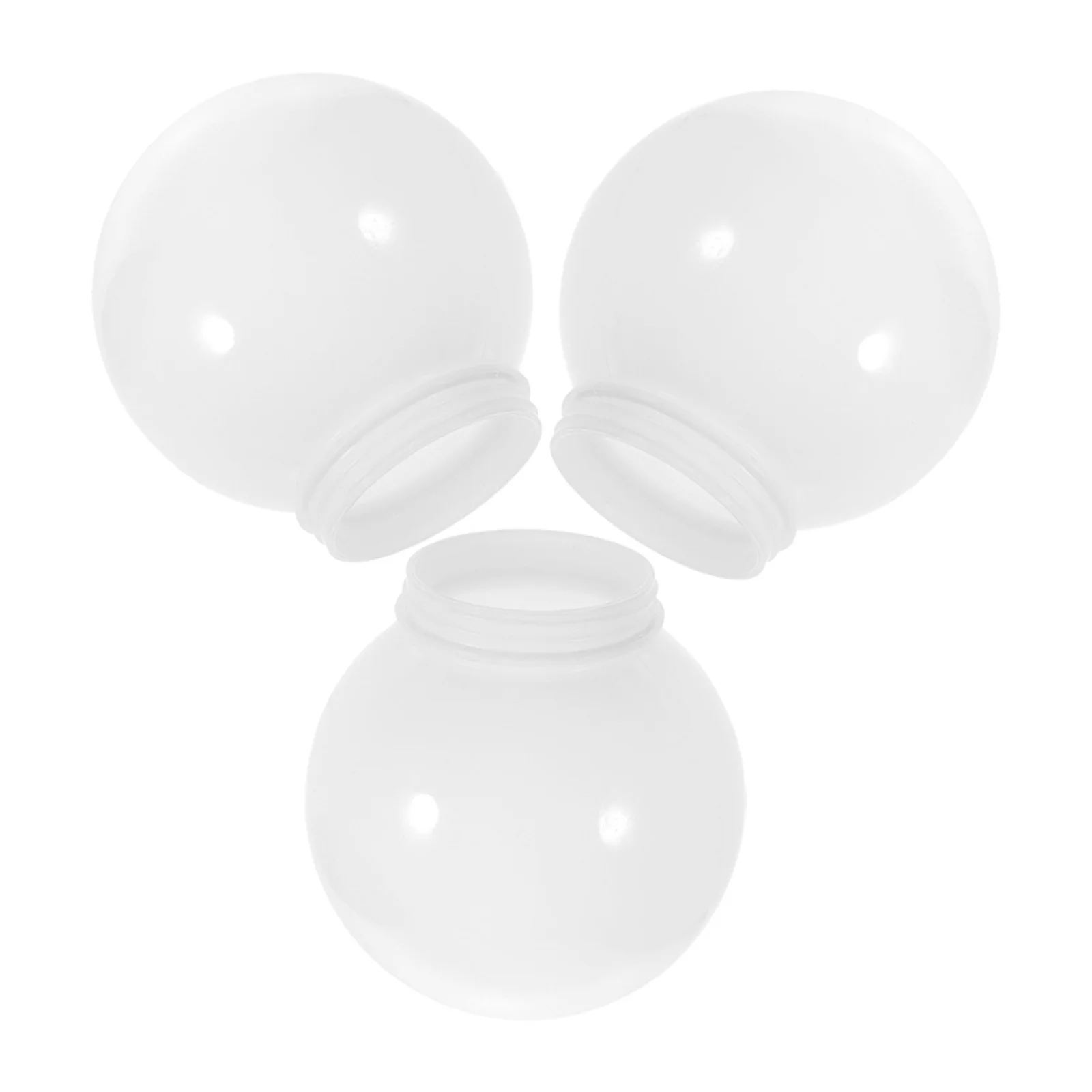 3 قطعة عاكس الضوء الكرة الاكريليك غطاء مصباح استبدال للسقف جدار ضوء الشارع في الهواء الطلق حديقة الشرفة فناء ديكور