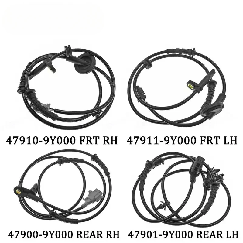 

Rear/Front Left/Right Wheel Speed ABS Sensor 47911-9Y000/CA000 – Essential for 2003-2009 Ni ssan Quest Murano Teana J31 2.0L
