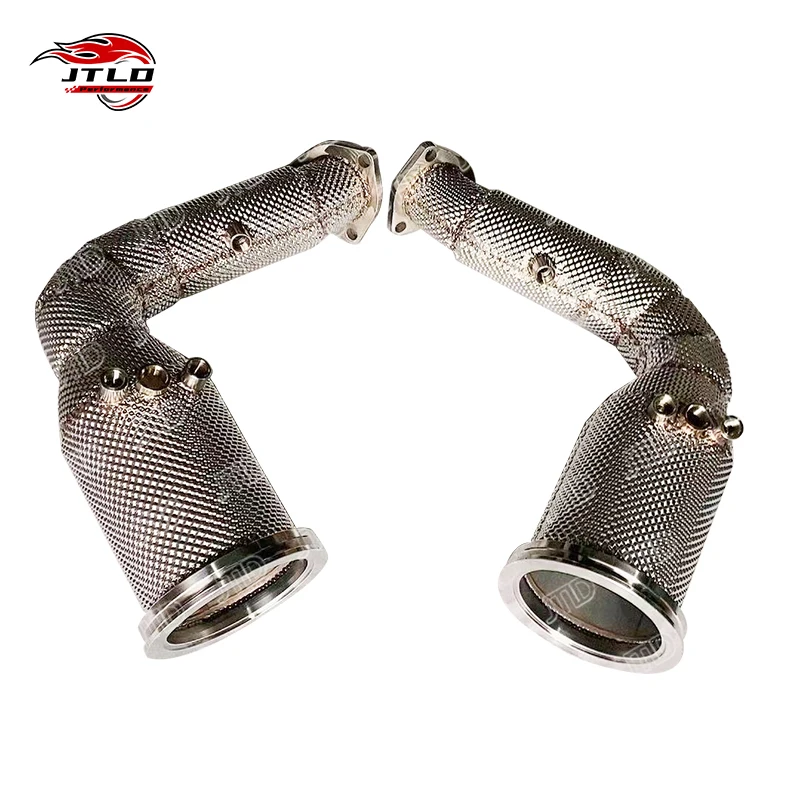 

Выхлопная система JTLD, выхлопная труба для Lamborghini URUS 4.0T для Audi RSQ8 с теплозащитным экраном OPF, тестовые трубы из нержавеющей стали