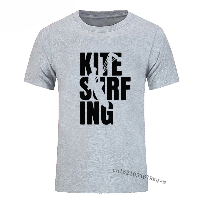 New Tshirts Kitesurfing Boarding Surfinger Harajuku Tees Streetwear Short Sleeve Top Clothing Black Tee Shirt for Men