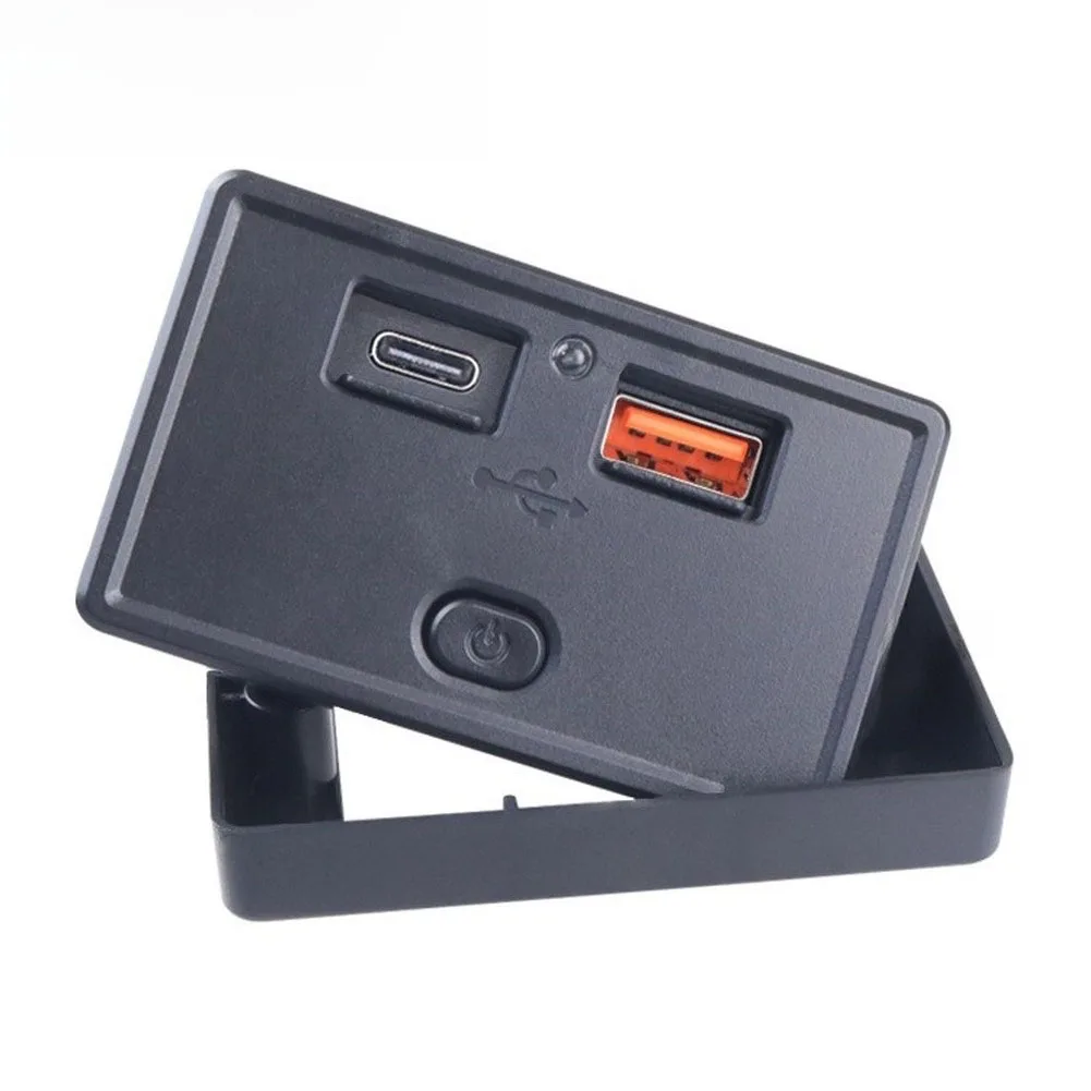 Dual Port USB Charger 12V 24V with Switch for Cars Trucks Boats RV Marine Van Cart Dustproof and Scratch Resistant