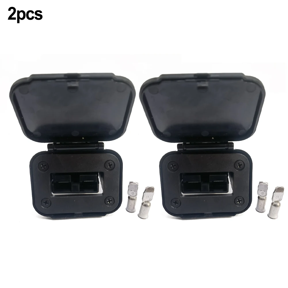 Plastic For 50A Flush Mount Connector Bracket for Caravan and Marine Use with Terminal Screws and 19mm Pitch Design