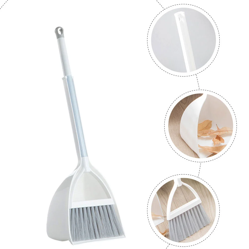 1 Set of Broom And Dustpan Set Detachable Kids Broom Countertop Cleaning Tools small broom