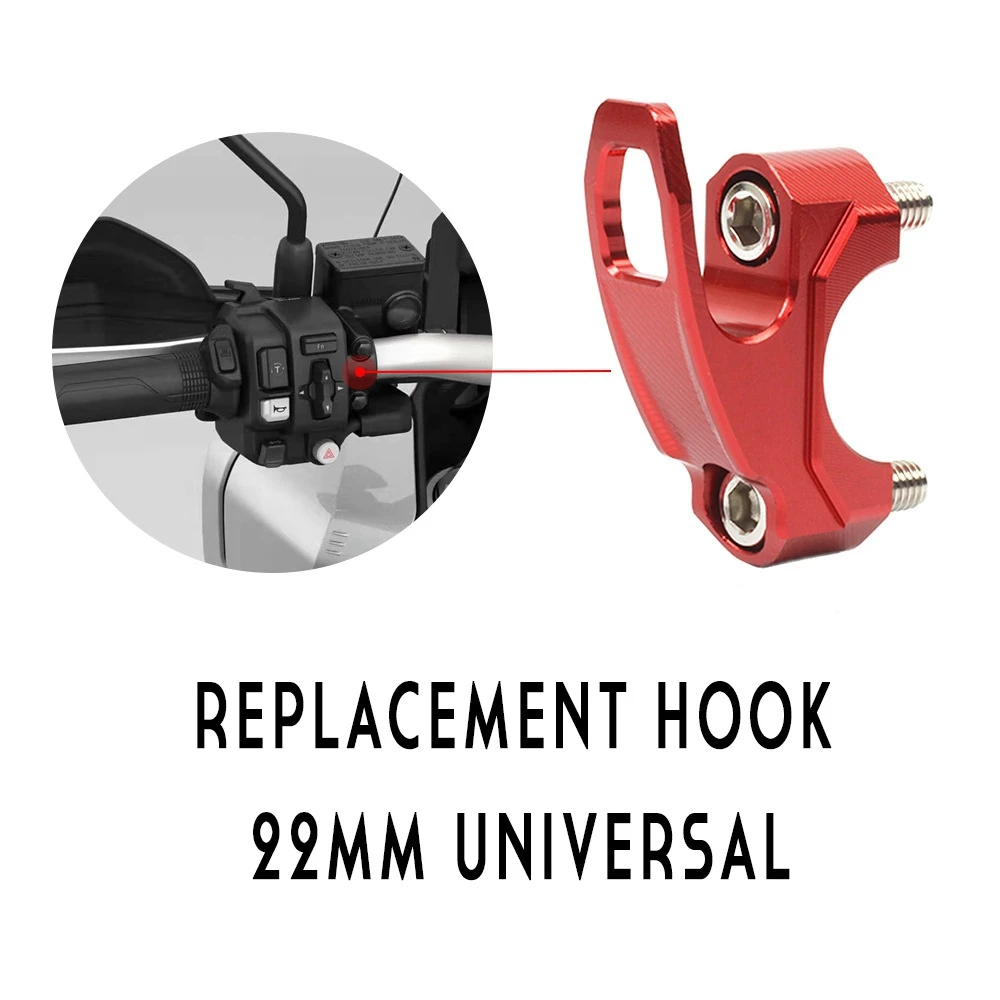 Универсальный крючок на руль мотоцикла, 22 мм
