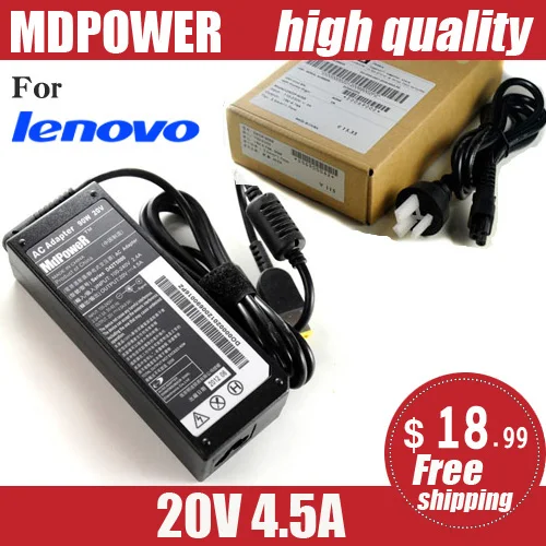 

MDPOWER For Lenovo Ultrabooks 20V 4.5A M4400S M4450 M5400 G405S Z410 Z510 T540 power AC adapter charger