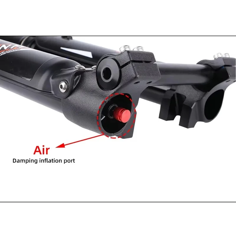 DNM USD C Mountain Bike Front Fork Oil Spring Structure Double Shoulder With Disc Brake MTB Riding
