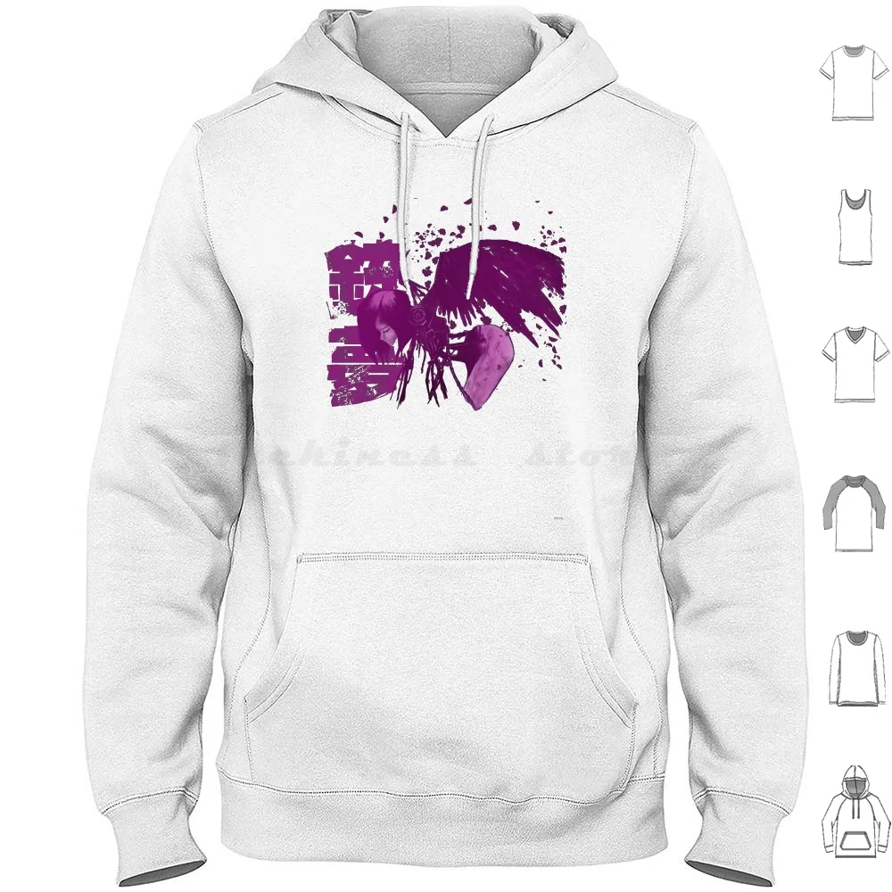 Gally Hoodies Long Sleeve Alita Gally Gunnm Battle Angel Manga Anime 90s Girl Vintage Retro Scifi Cyborg Robots Mecha
