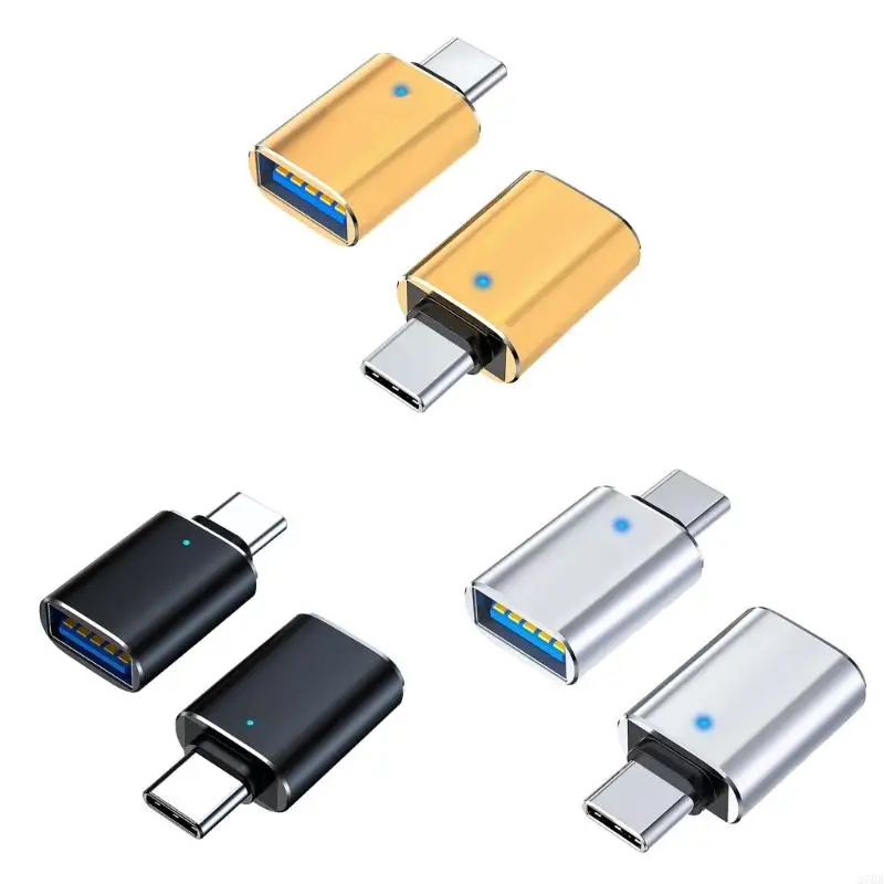 270B 2PCS USB C إلى محول USB USB OTG متوافق مع الهواتف الذكية من النوع C التواصل بسلاسة مع الأجهزة المختلفة