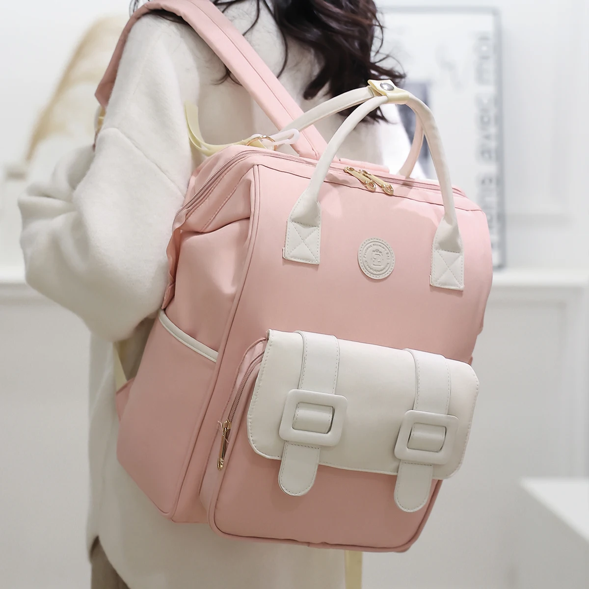 

Сумка для родителей и детей, прогулочная сумка для мамы и ребенка, легкая сумка, новый рюкзак 2025 года, сумка для свекрови, дорожная сумка, студенческий интернат