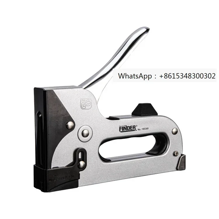 Discoverer Heavy Nail Gun Woodworking Tools Manual U-shaped Nail Gun Oil Painting Steel Nail Gun Wood Photo Frame