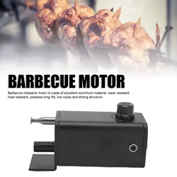 Barbecue Rotisserie Motor Portable Adjustable Speed High Torsion BBQ Grill with USB Cable for Camping Kitchen 5V‑12V