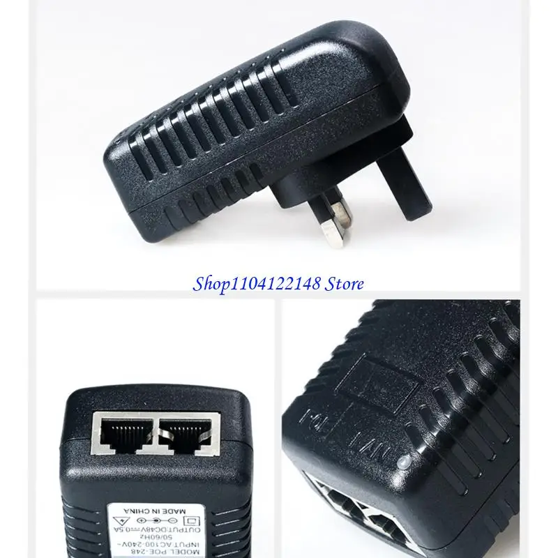 P9FA MultiVoltage POE Injector Adapter 12V 15V 18V 24V 48V Output Option For CCTV Cameras NVR And Networking Devices Safety