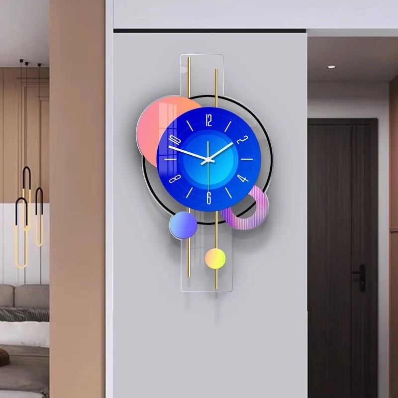 

Nordic Home Wall Watch Living Room Fashion Creativity Wall Clock Light Luxury Decoration Personalized Modern Clock