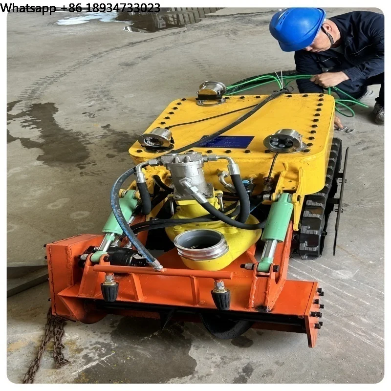 Automatic Smart Underwater Sludge Cleaning Machine  Dredging Robot