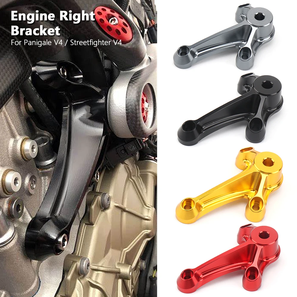 

New Motorcycle Accessories Right Engine Mount Bracket For Ducati PANIGALE V4 Panigale V4 / Streetfighter V4 STREETFIGHTER V4