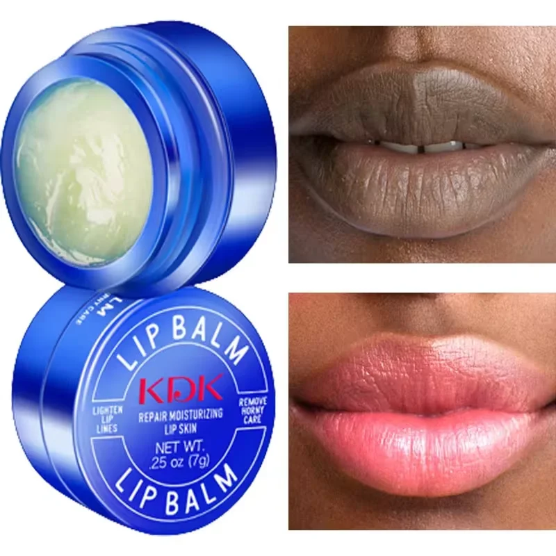 Rimuovi il balsamo per le labbra scuro schiarire la melanina maschera per le labbra nutriente a lunga durata Lip Waterproof idratante Anti-dry