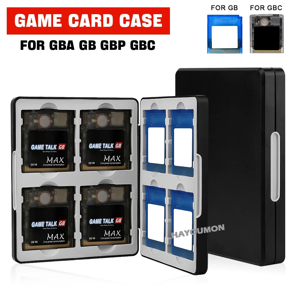 Black For GBC/GB/GBA SP Game Card Holder Storage Box Organiz