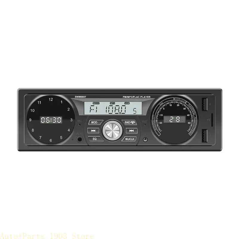 e21C Car Radio System Blue-Tooth System MP3 Player Car Stereo مع شاشة وقت درجة الحرارة