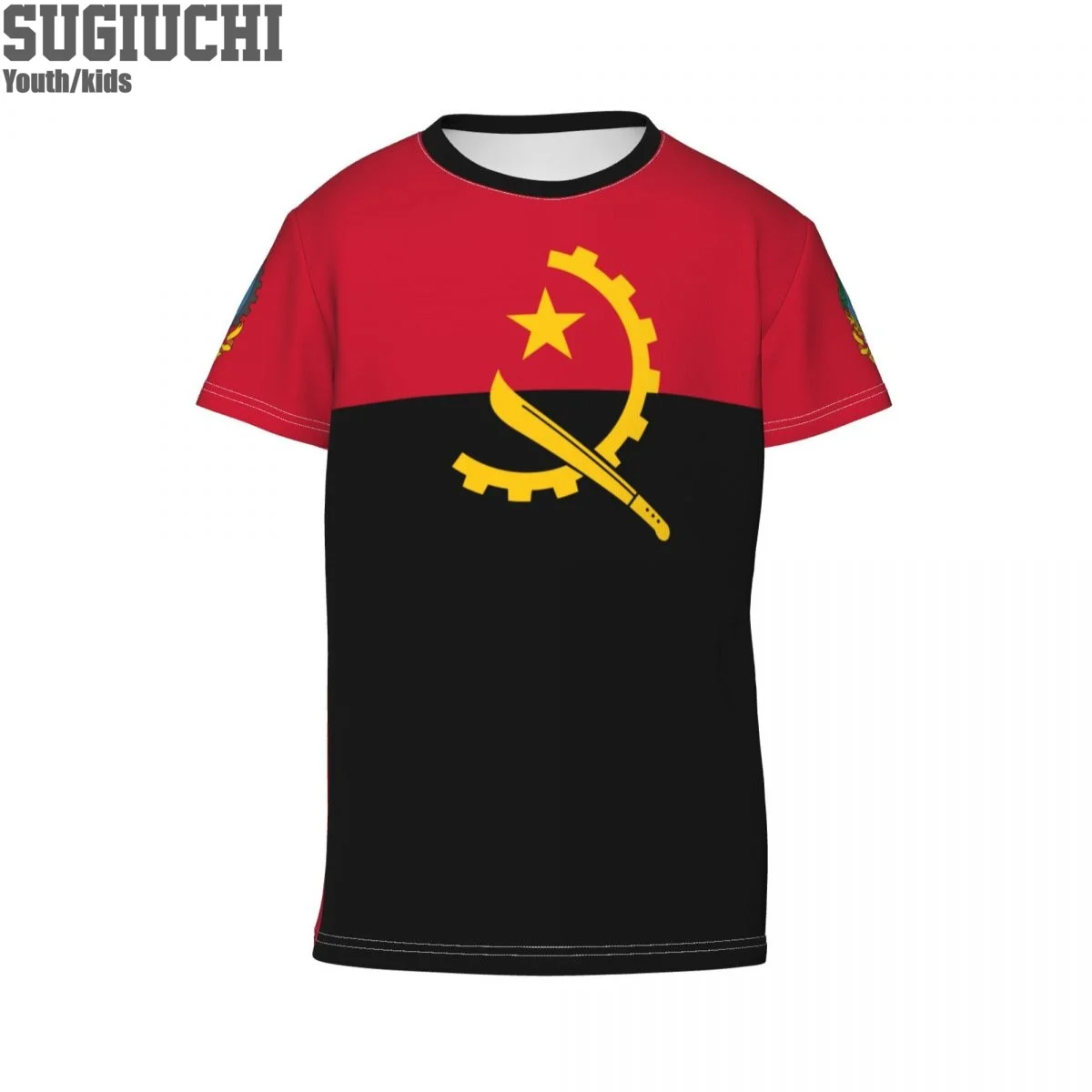 Nazwa własna numer Angola flaga symbol 3D koszulki dla dzieci młodzieży chłopiec/dziewczyna koszulki jersey piłka nożna kibice piłki nożnej prezent