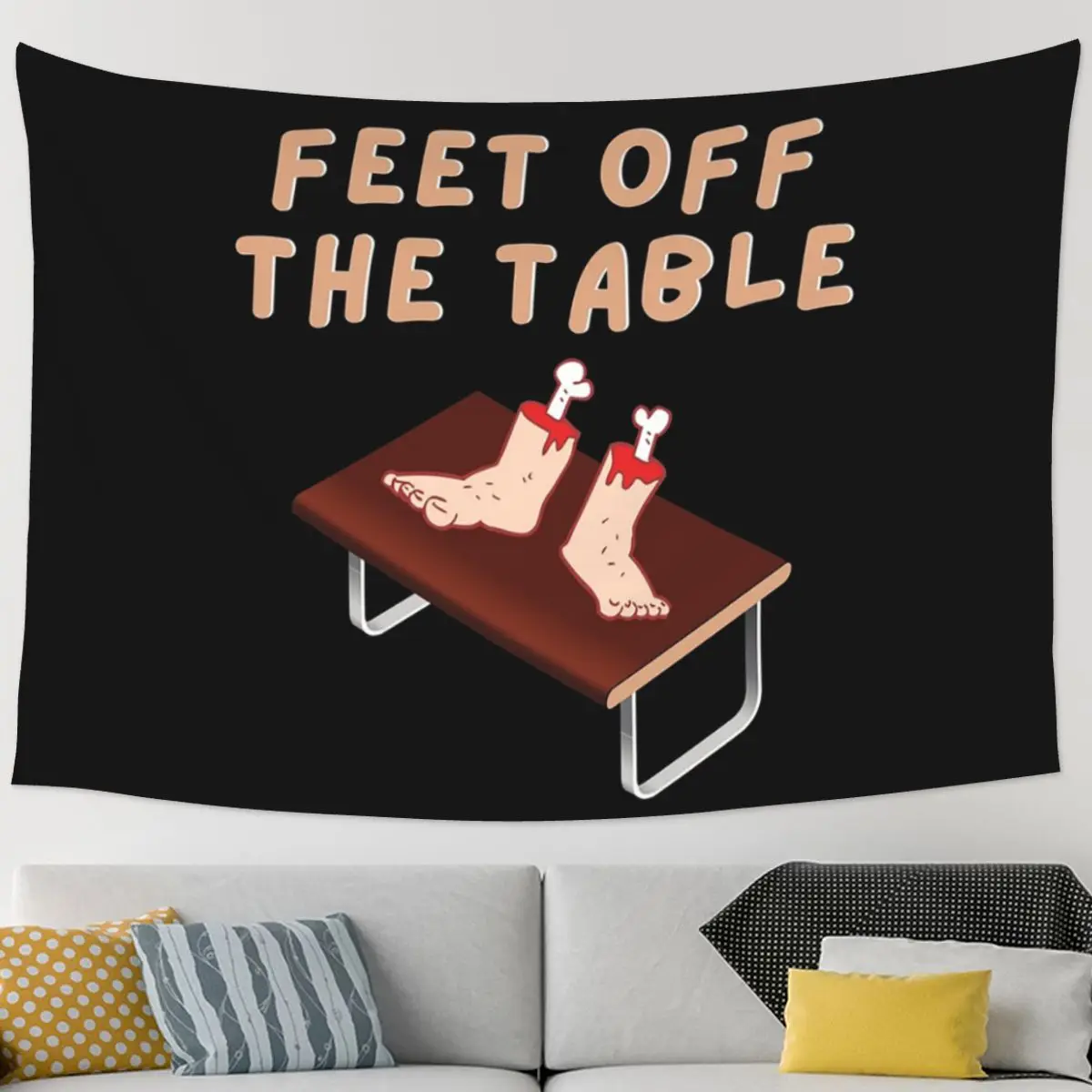 أقدام قبالة الجدول نسيج الهبي الجدار الشنق ديكور المنزل الجمالي المفروشات لغرفة المعيشة غرفة نوم غرفة النوم #3