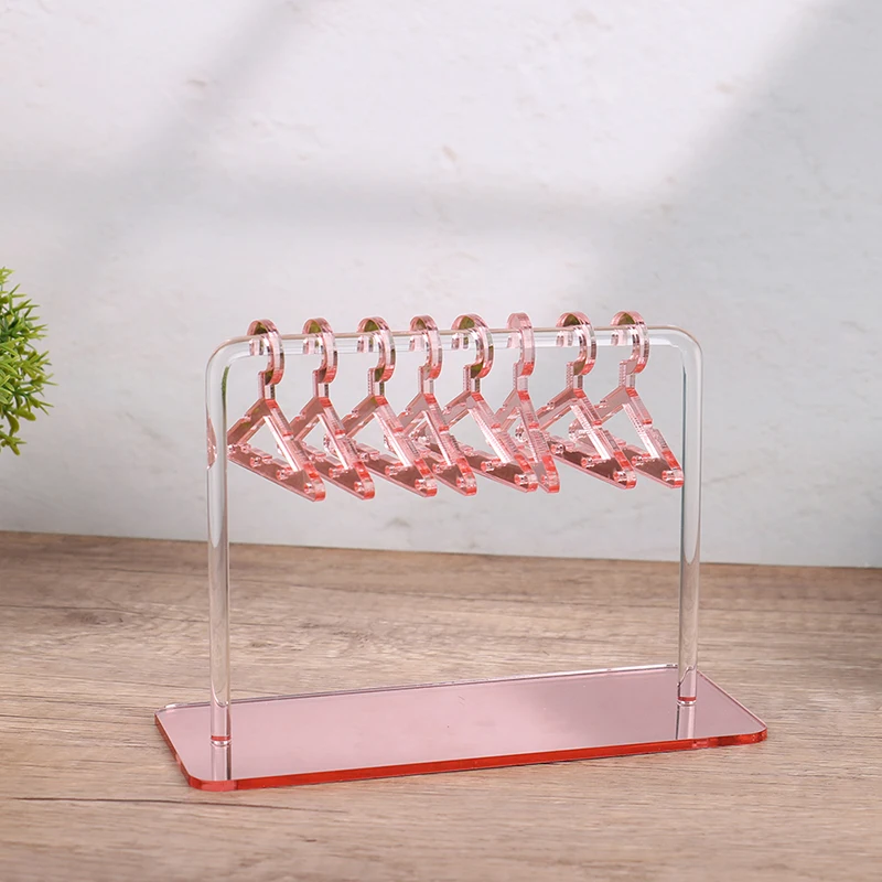 

1set Earring Show Case Large Capacity Earrings Organizer Acrylic Hanger Shape Tabletop Jewelry Earring Display Holder