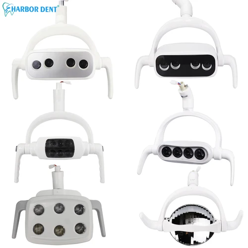 Imagen 1 del producto Lámpara LED Dental de 4/6 LED, luz de operación para silla Dental, equipo de unidad, luces sin sombras, herramientas de blanqueamiento Dental para cuidado bucal
