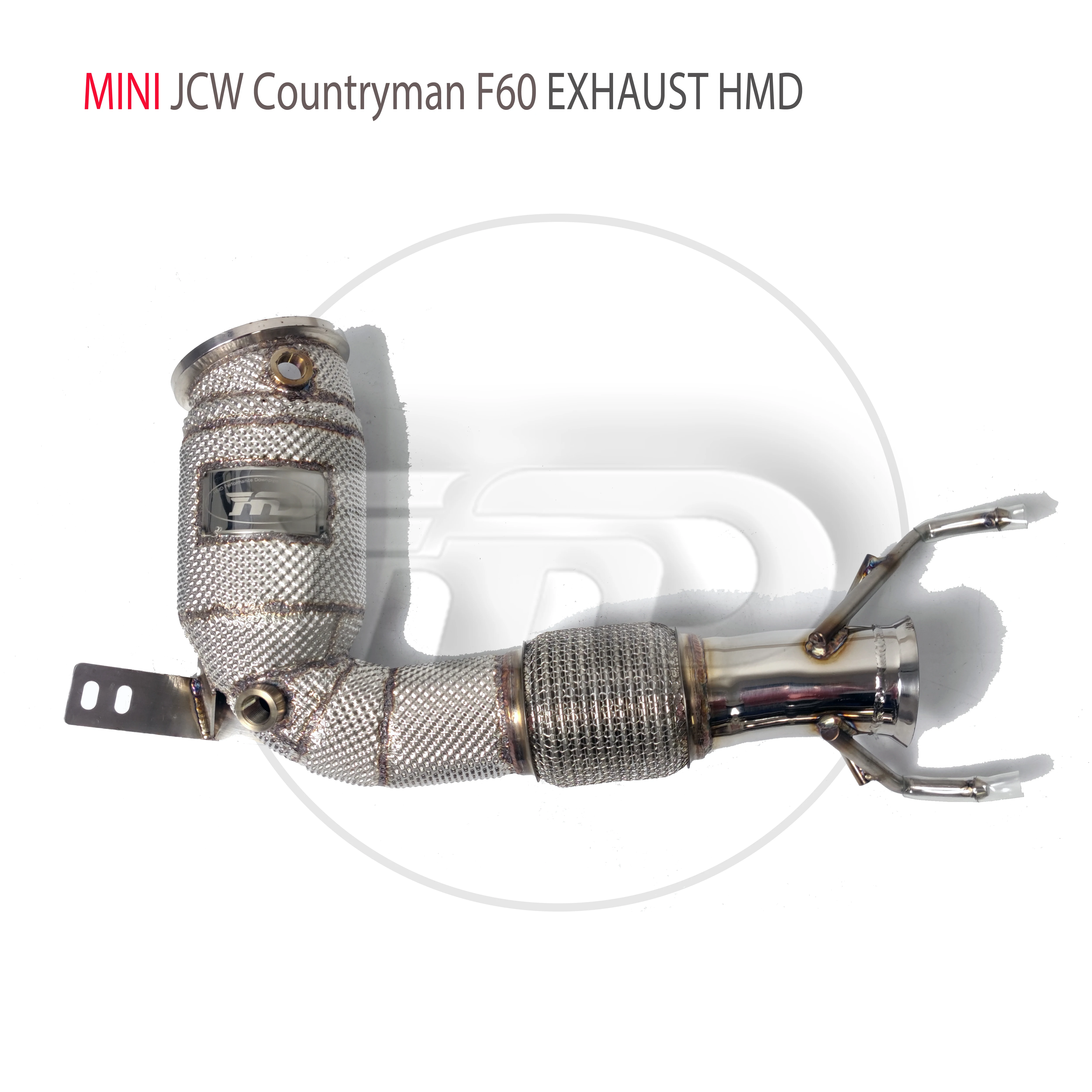 

HMD Exhaust Manifold High Flow Downpipe for MINI JCW Countryman F60 2.0T Car Accessories With Catalytic Converter Catless Pipe