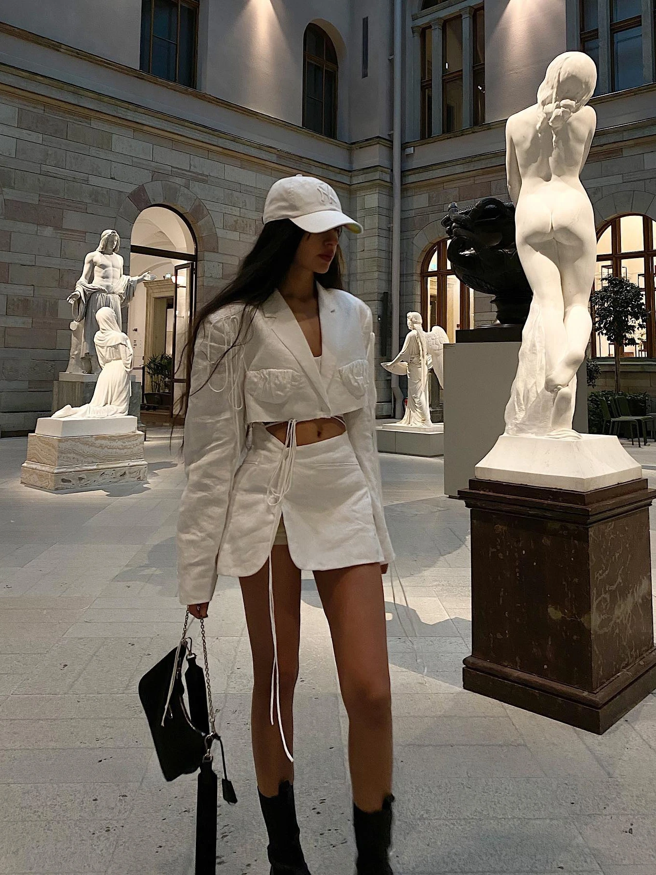 

Design Short Suit Jacket Women's High-End Feel Skirt Set Spring 2023 Fashion Bloggers Favorite Outerwear