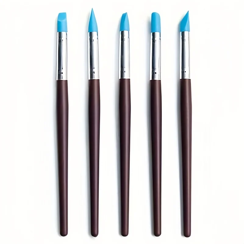 

Soft head 5-piece demarking pen Silicone pen Clay polymer clay multi-purpose tool