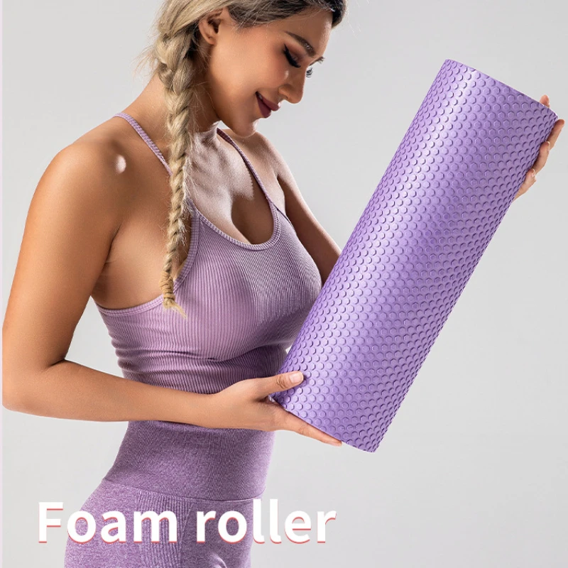 30/45/60cm Eva Foam Roller Yoga Column Pilates Massage Roller Muscle Tissue Yoga Block Home Fitness Gym Sport Equipment