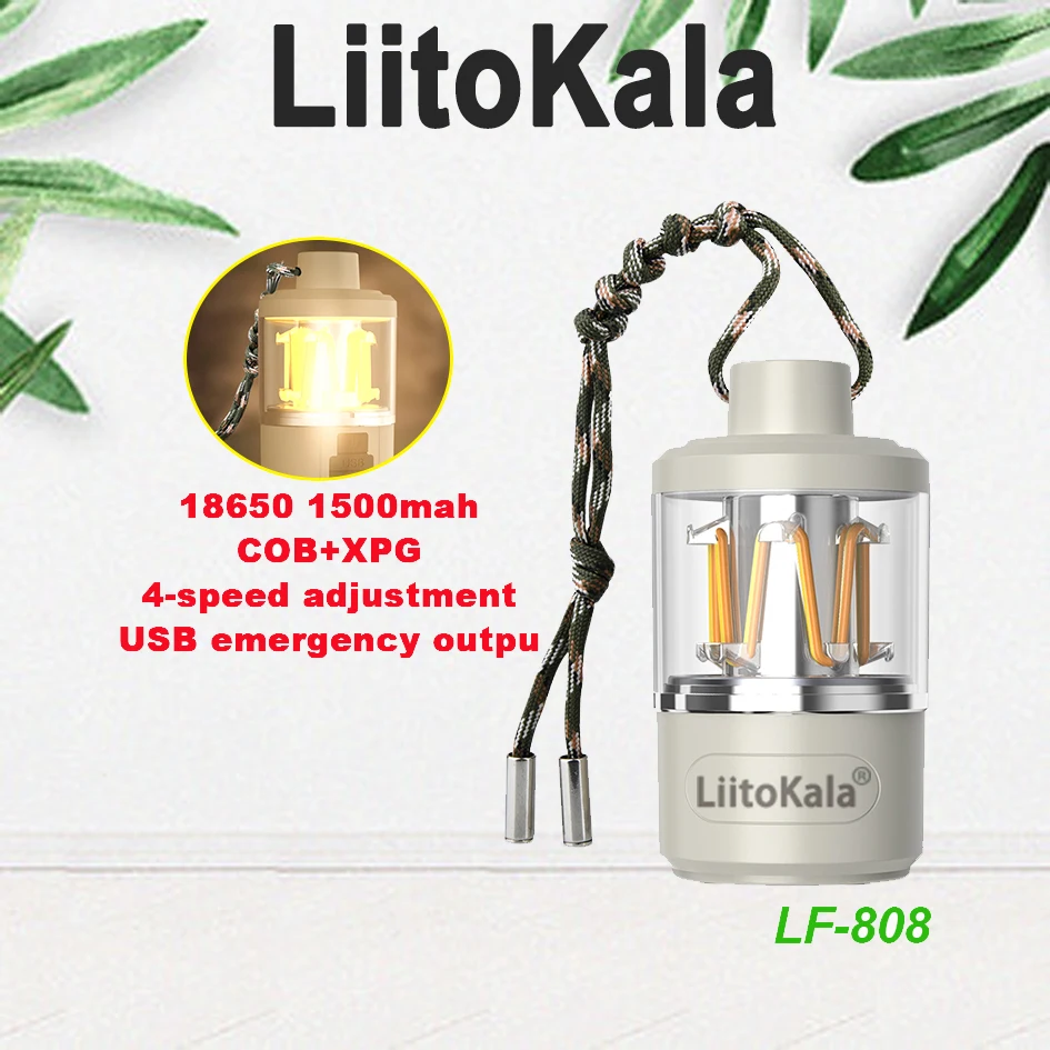 

LiitoKala LF-808 Outdoor camping lighting ambient light flashlight