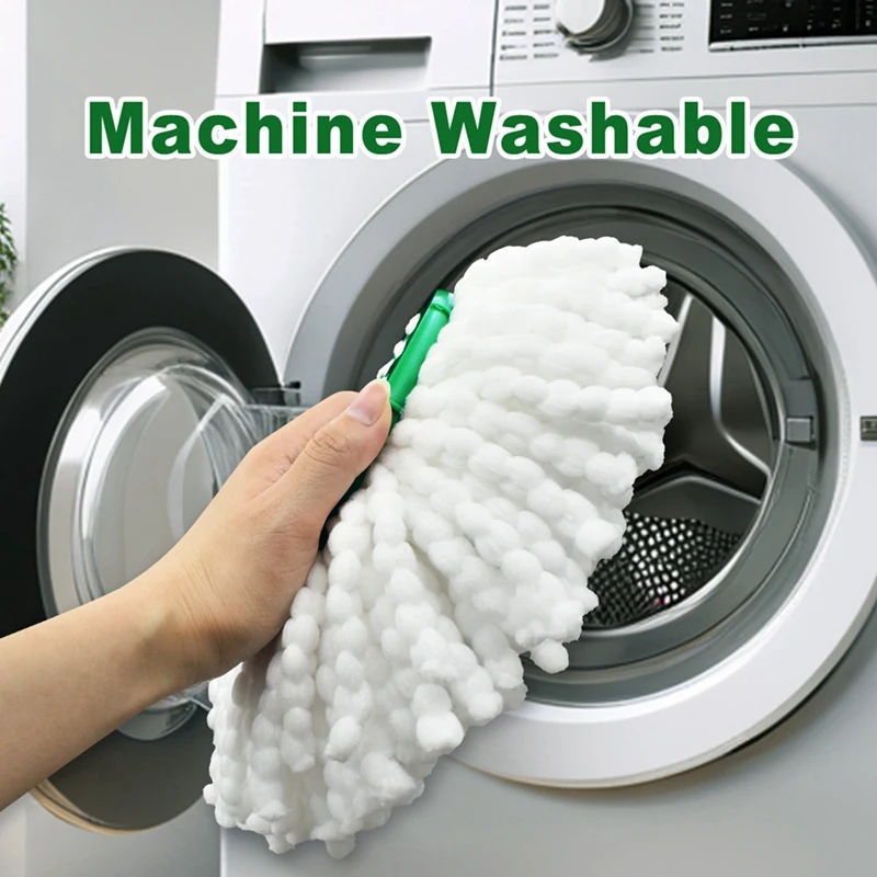 رأس ممسحة مايكروفايبر بديل لتورنادو ليبمان ، قماش قابل للغسل