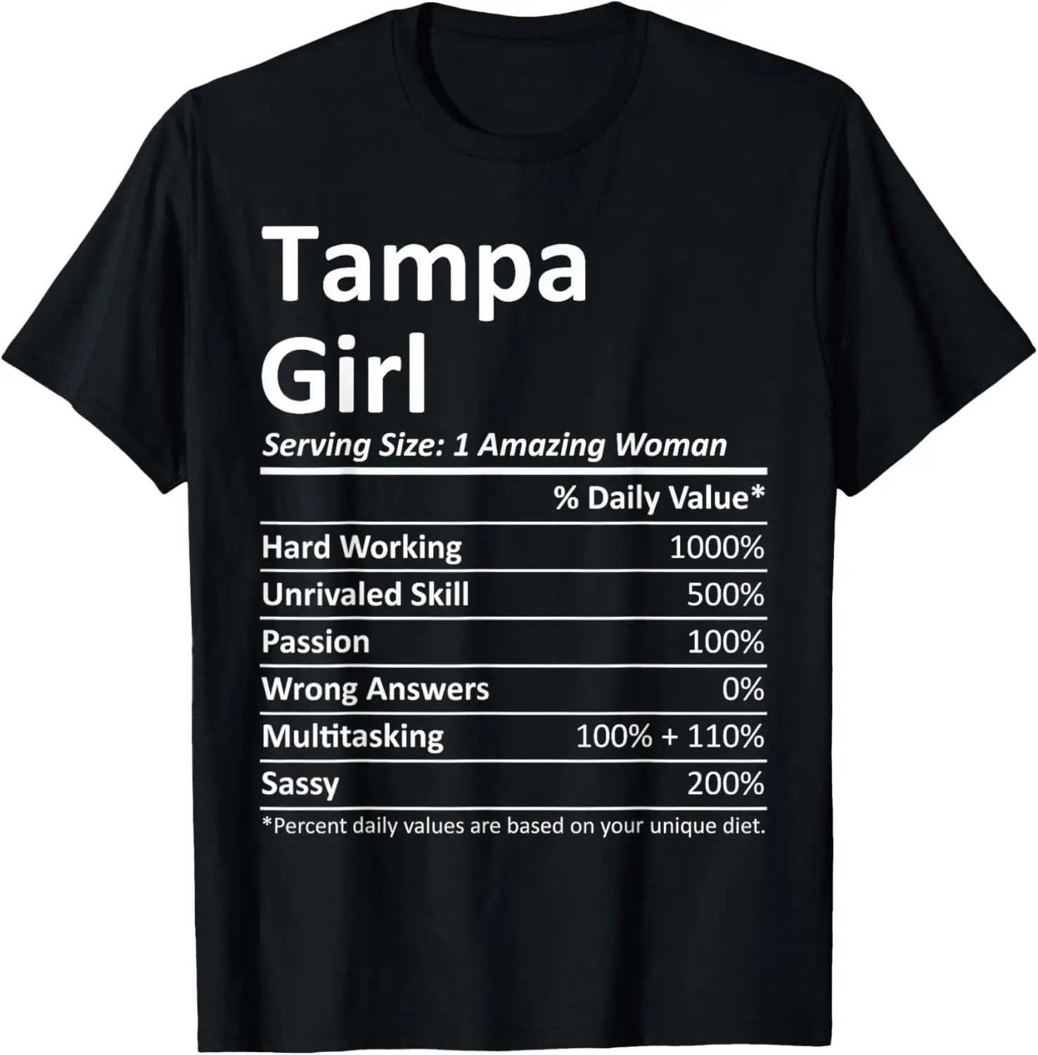 TAMPA GIRL FL FLORIDA Funny City Home Roots USA Gift T-Shirt