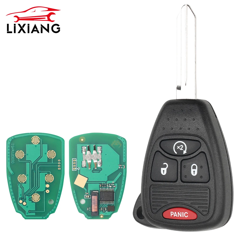 

LIXIANG For OHT692713AA Remote Car Key Fob For Chrysler Jeep Dodge 200 Convertible Sebring Country 05175815AA 68092982AA