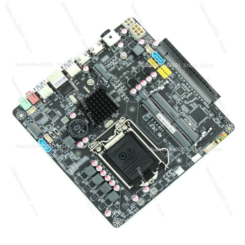 H510 Thin ITX Side Insertion Graphics Motherboard 10th and 11th Generation All in One Computer HTPC Industrial Control Board DC