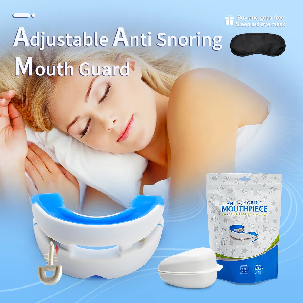 Teeth Bruxism Anti-Snoring Mouthpiece Device Anti Snore Mouth Guard Improve Sleeping Snoring Aid Apnea Device Stop Snoring Guard