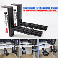 Flight Simulator Joystick THROTTLE STICK Desktop Mounting Bracket For Logitech X56 X55 X52 Thrustmaster T16000M TCA VKB WINWING