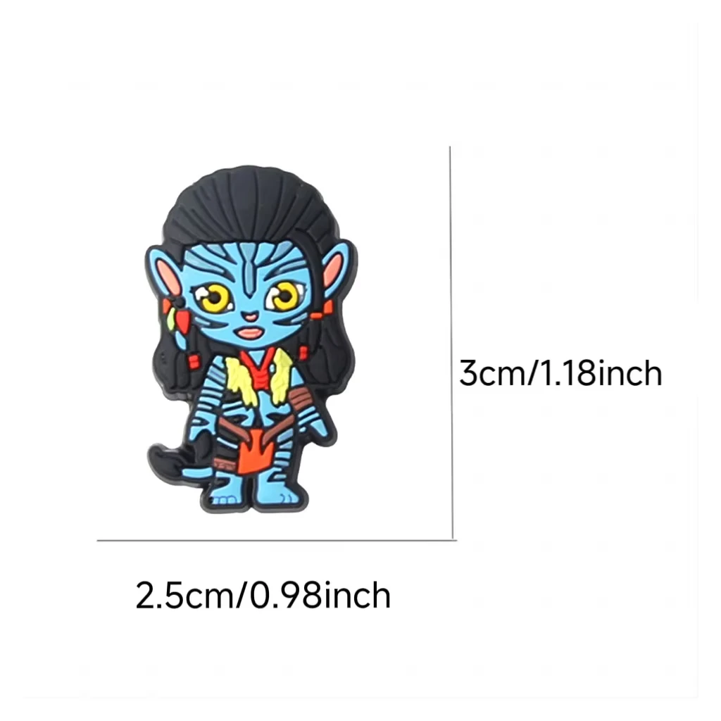 6-118 قطعة ديزني باندورا الكوكب الأزرق أحذية مختلطة السحر DIY بها بنفسك البلاستيكية الحرفية Jibbitz-نوع السحر ل Crocs على غرار الاطفال هدايا عيد الميلاد #6