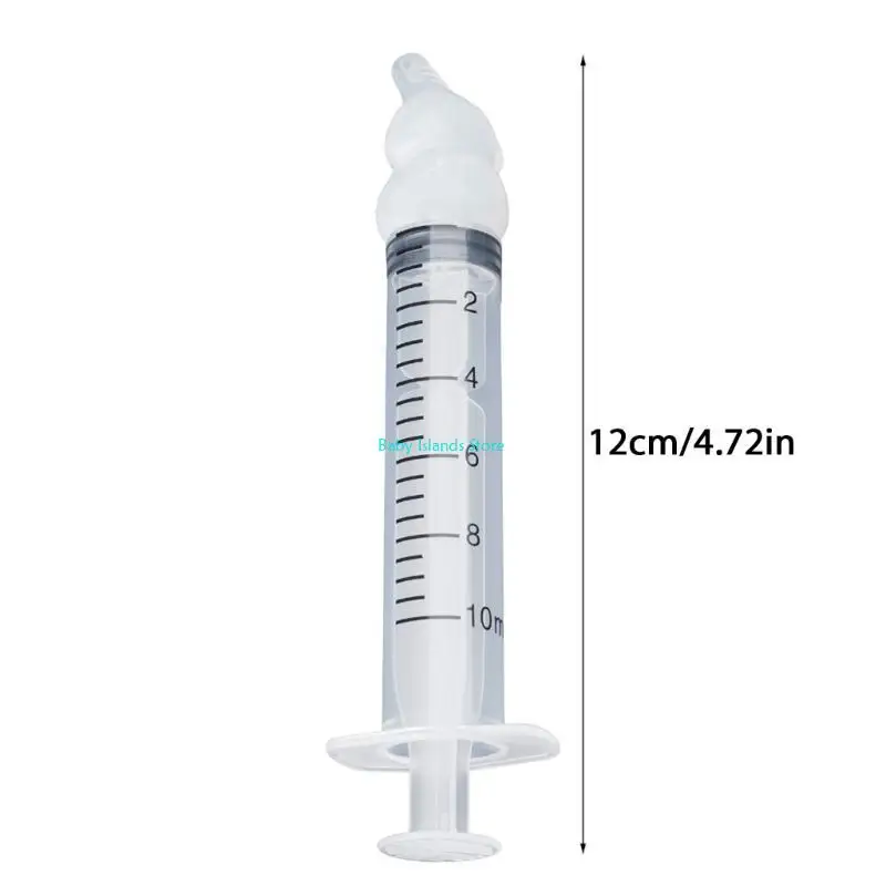K92D محاقن منظف الأنف للرضع مصممة من السيليكون لشفاط أنف الطفل لسهولة التحكم في التدفق والمراقبة لمدة 0 إلى 6 سنوات
