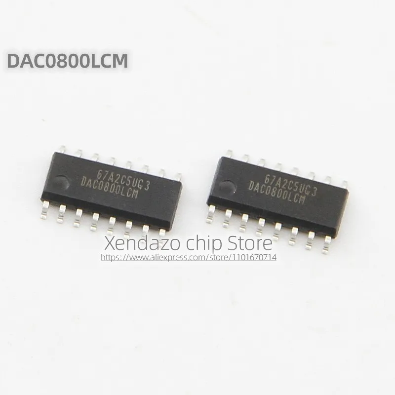 5pcs/lot DAC0800LCM DAC0800LCMX SOP-16 package Original genuine Digital to Analog Converter Chip