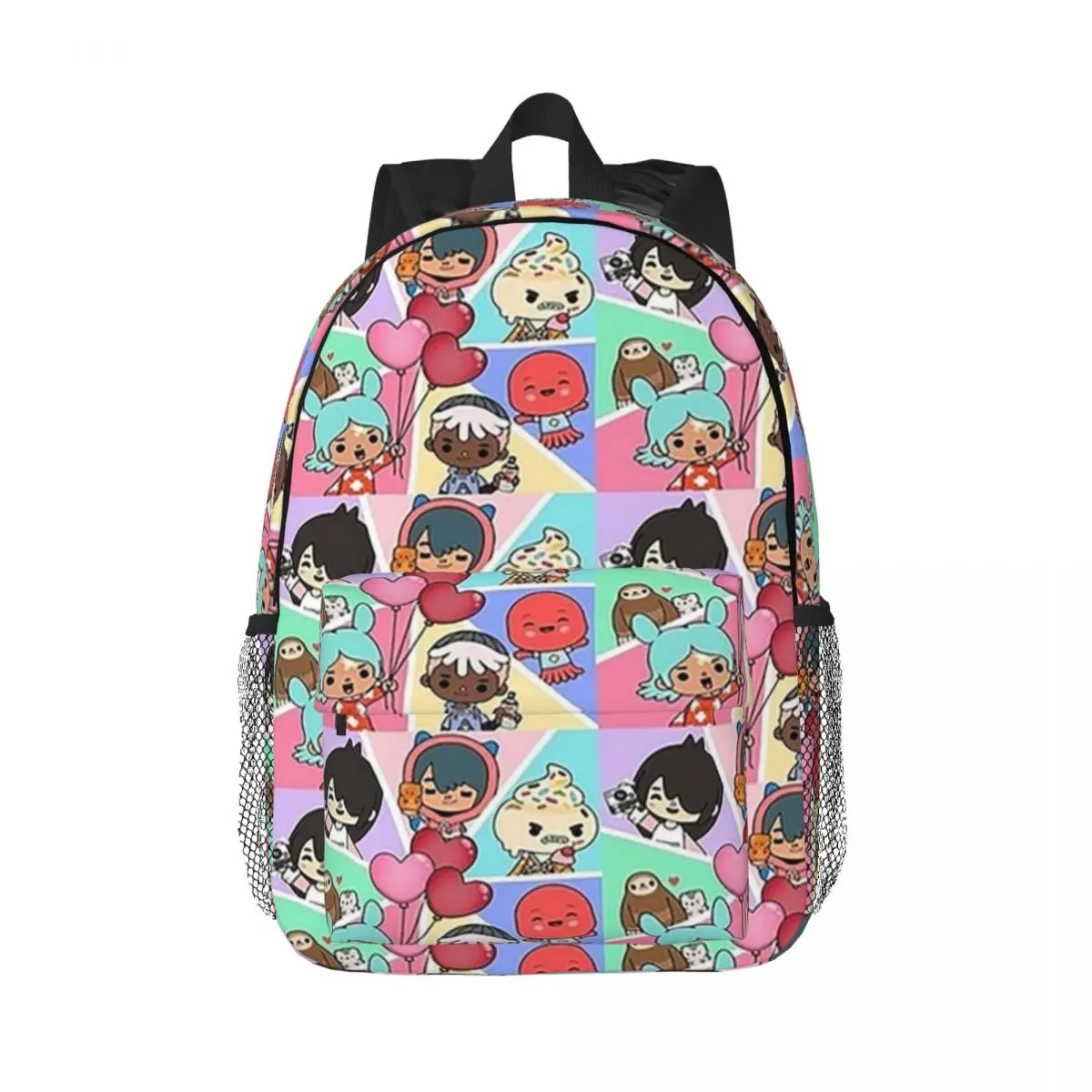 

Toca Squad Toca Boca Backpack Backpack Hot Sale Daypack Large Capacity BookBag Shoulder Bags for Men Women Kids School Bag